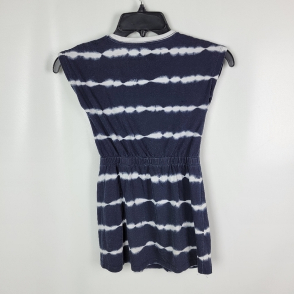 Tommy Hilfigure 100% Cotton Girls Striped Tie Dye Dress Sz 6 - Picture 4 of 6